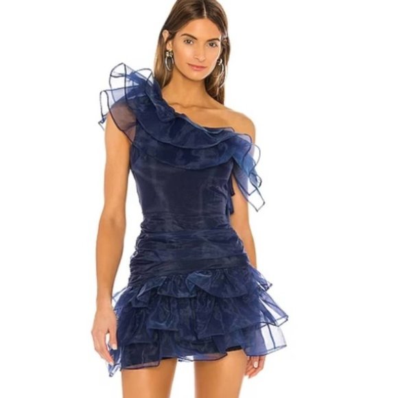 Lovers & Friends Navy Blue Ellie Mini Dress NWOT Size Small